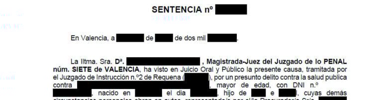 Absolución por un delito contra la salud pública por plantación y cultivo de marihuana