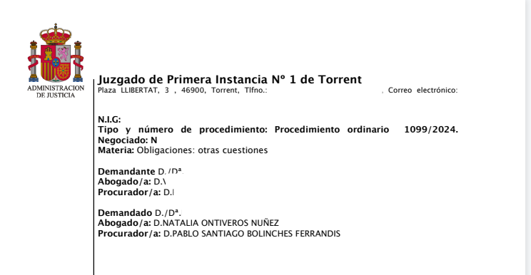 Desistimiento caso reclamación 183.000€