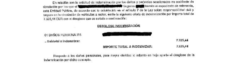 Indemnización por 7.525,44€