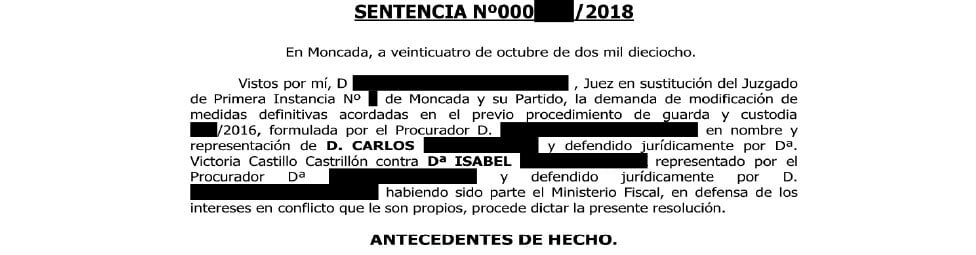 Cambio en la modificación de medidas previo divorcio