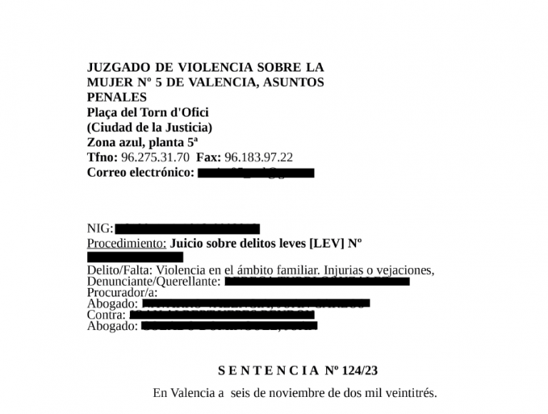 Absolución por un delito de injurias